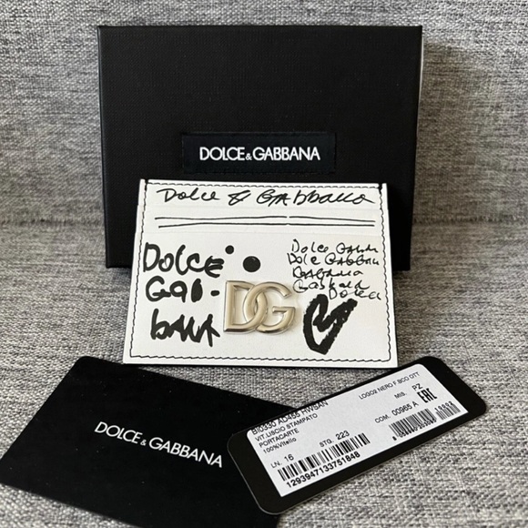 Dolce & Gabbana Silver DG Logo Pin